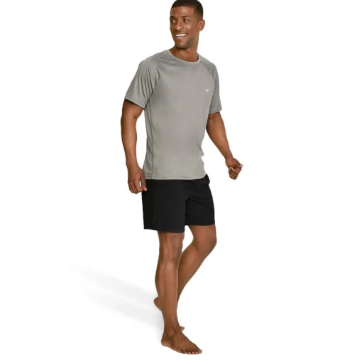 Easy Solid Short Sleeve Swim Rashguard