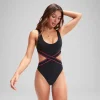 Flu3nte Convertible Cut Out Swimsuit