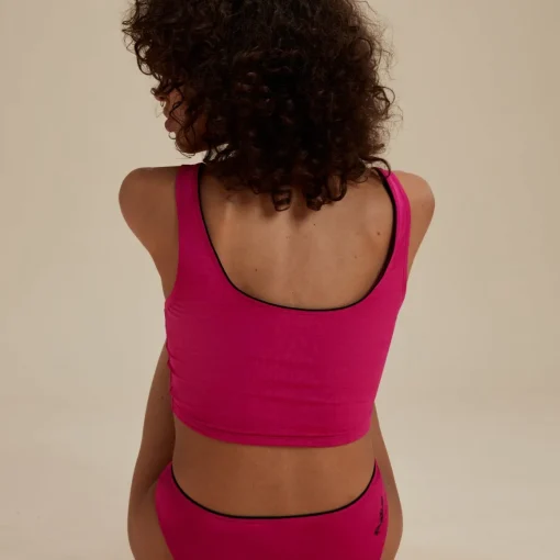 Flu3nte Embossed Solid Cropkini