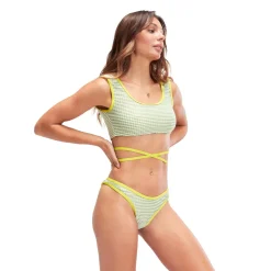 Flu3nte Gingham Crop Top