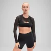Flu3nte Long Sleeve Crop Top