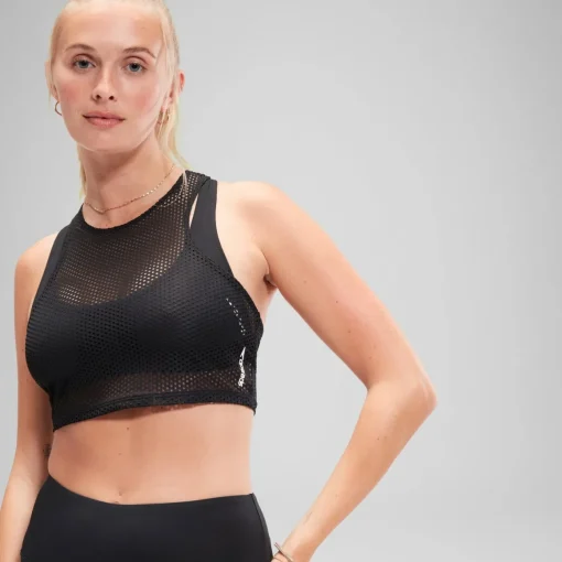 Flu3nte Mesh Crop Top