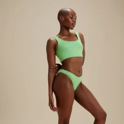Flu3nte Solid Cheeky Scoop Bikini Bottom
