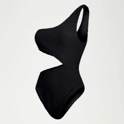 Flu3nte Terry Asymmetrical Cut Out One Piece