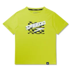Graphic Short Sleeve Swim Shirt