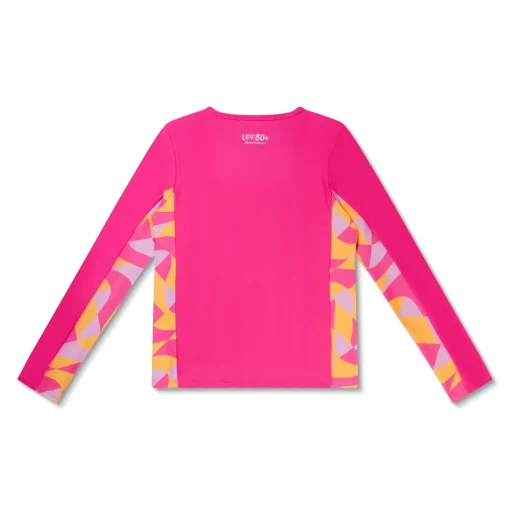 Long Sleeve Printed Splice Rashguard