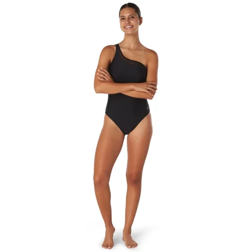 Mesh Asymmetrical One Piece