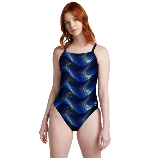 Precision Strappy Cross Back One Piece