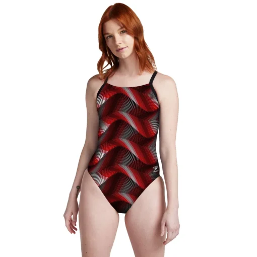 Precision Strappy Cross Back One Piece