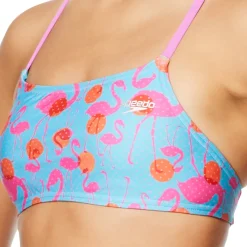 Print Strappy Bikini Top