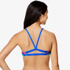 Print Strappy Bikini Top