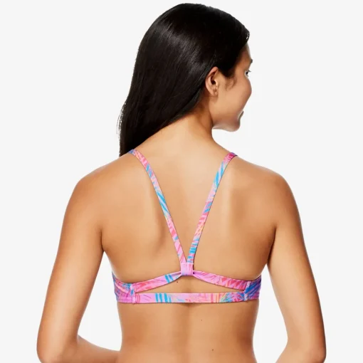 Print Strappy Bikini Top