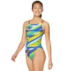Printed Double Strap One Piece