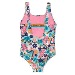 Printed Elastic Back One Piece