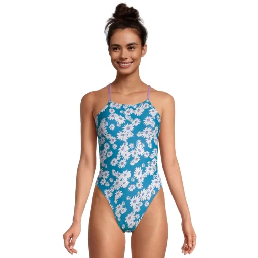 Printed Fixed Back One Piece