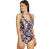 Printed Halter One Piece