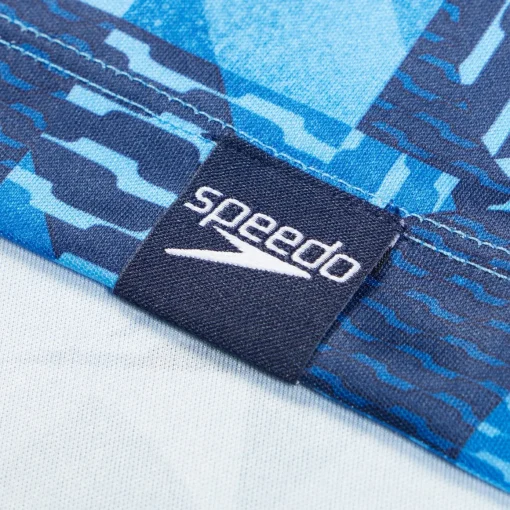 Printed Short Sleeve Swim Shirt