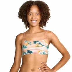 Printed Strappy Bikini Top