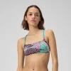 Printed Strappy Fixed Bikini Top