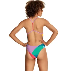 Printed T-Back One Piece