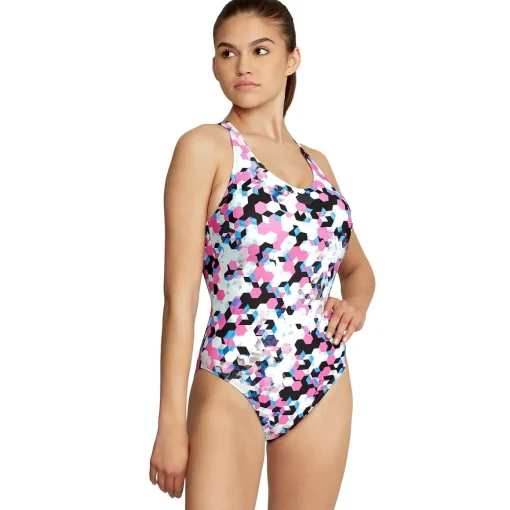 Printed Thin Strap One Piece