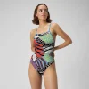 Printed Tri Back One Piece