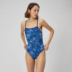 Printed Tri Back One Piece