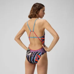 Printed Tri Back One Piece