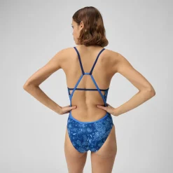 Printed Tri Back One Piece
