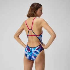 Printed Tri Back One Piece