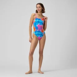 Printed Tri Back One Piece