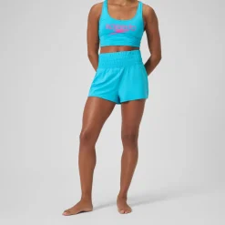 Regan Collection Solid Logo High Waist Short