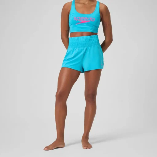Regan Collection Solid Logo High Waist Short