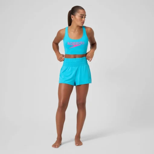 Regan Collection Solid Logo Crop Top