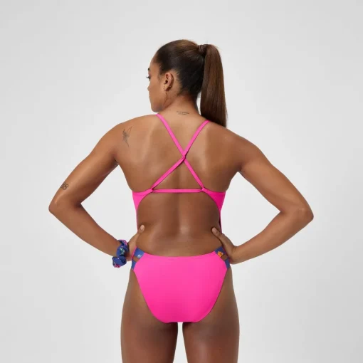 Regan Collection Twist Back One Piece and Scrunchie