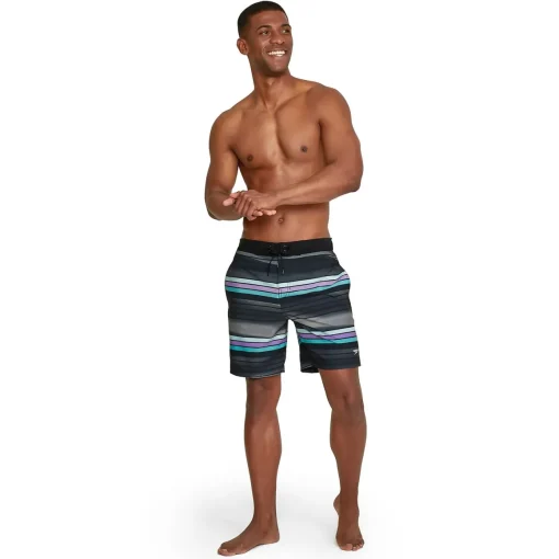 Seafaring Stripe Bondi Basin Boardshort 18"