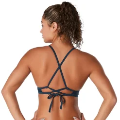 Solid Double Lace Back Top