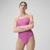 Solid Double Strap One Piece