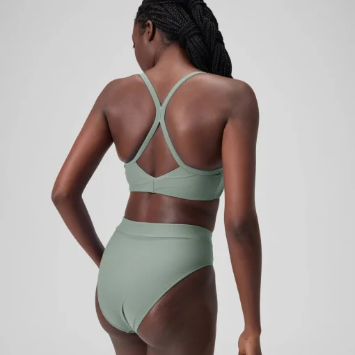 Solid High Waist Bottom