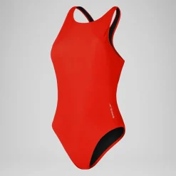 Solid Scoop Mesh One Piece