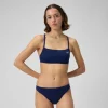 Solid Strappy Fixed Bikini Top
