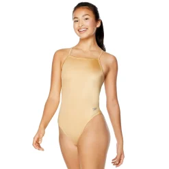 Solid T-Back One Piece