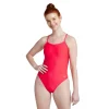 Solid Twist Back One Piece