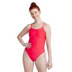 Solid Twist Back One Piece