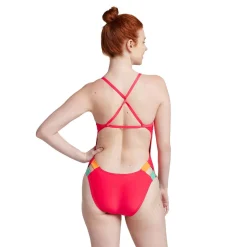 Solid Twist Back One Piece
