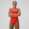 Solid V-Back One Piece