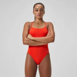 Solid V-Back One Piece