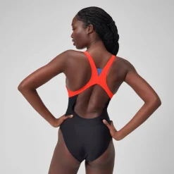 Women's Colourblock Zip Swimsuit