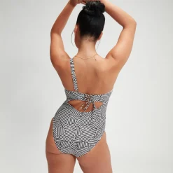 Women's Shaping Printed Asymmetric One Piece